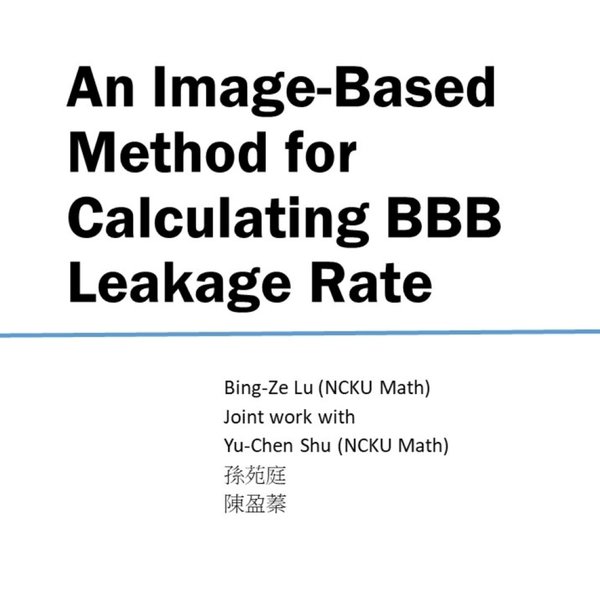 An Image-Based Method for Calculating BBB Leakage Rate